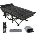 Slsy Folding Camping Cots With 2 Sided Mattress for Adults, Updated