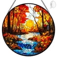 thumbnail image 1 of Adorno colgante Tufeu Sunset, vitral de 20 cm, 1 of 9