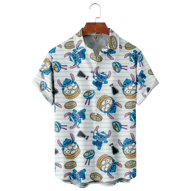 Disney Stitch Hawaiian Shirt, Funny Stitch Beach Shirt, Movies Lilo