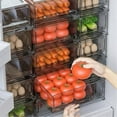 thumbnail image 3 of Drawer Refrigerator Storage Box, Stackable Refrigerator Storage Box, Kitchen Cabinet Fresh Storage S, 3 of 5