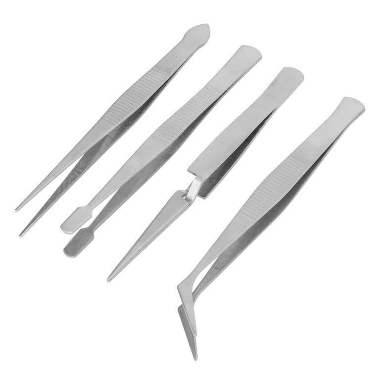 Stainless Steel Beading Tweezers, Stainless Steel Pointed Tweezers