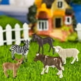 thumbnail image 4 of Realistic Animal Figurine Miniature Forest Deer Cow Sheep Zebra Horse Model Woodland Creatures Figure Kids Educational Wild Animal Toy Cake Topper Decoration, 4 of 7