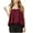 Red, variant on LYEAA Womens Tank Tops Sequins Plus Size Spaghetti Strap Loose Summer Casual Party Sling Tube Top Solid Sleeveless Breathable Fashion Ladies Pullover Shirts Black S