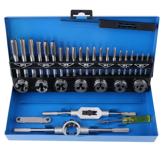 Tap And Die Kit Coarse Pitch Tap And Die Set, Screw Die Set, Threading Machinery Vehicles For Metalworking