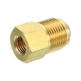thumbnail image 3 of Uxcell Flare Connector SAE 45 Degree Flare Brass Adapter Flare Pipe Fitting 1/4 inch Female Flare x 1/2 inch Male Flare 1 pcs, 3 of 7