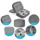 thumbnail image 1 of Portable Travel Makeup Bag Case Toiletry Cosmetics Bag Organizer Electronics Camera Bag, 1 of 5