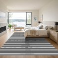 thumbnail image 3 of ODIKA 6'x9' Machine Washable Non-Slip Area Rug, Geometric Dark Gray High Traffic Rug, Gray, 1030192, 3 of 7
