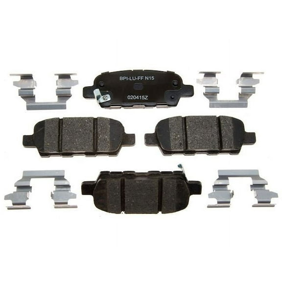 Rear Brake Pad Set - Compatible with 2008 - 2013 Nissan Rogue 2009 2010 2011 2012