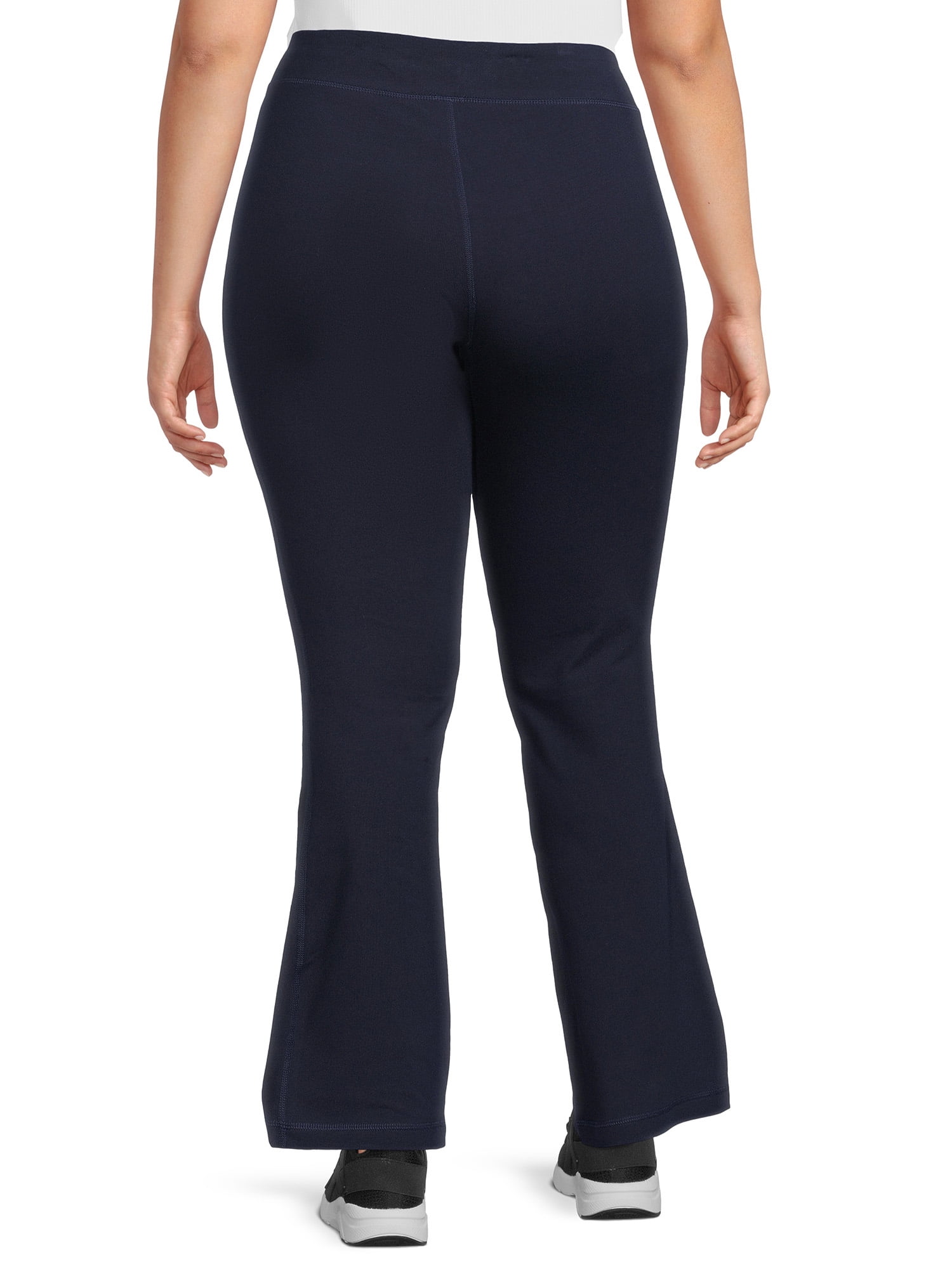 Athletic Works Women’s and Women's Plus Stretch Cotton Blend Straight Leg Pants