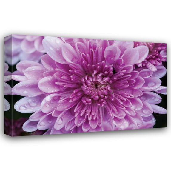 Erin Berzel 40x28 Gallery Wrapped Canvas Wall Art Titled - Purple Mum II