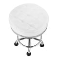 thumbnail image 4 of FESTFENDS Salon Saddle Stool For Hair Stylist Barber Shop Stool White 1Pack, 4 of 8