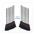 thumbnail image 2 of Boardwalk Flagged Tip Poly Bristle Janitor Brooms, 10 x 58.5, Wood Handle, Natural/Black, 12/Carton, 2 of 6