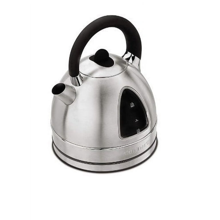 Cuisinart PerfectTemp Cordless Electric Kettle Brushed Stainless Steel  (CPK-17) with 1 Year Extended Warranty 
