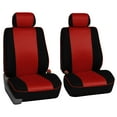 thumbnail image 3 of FH Group Edgy Piping Padded Car Seat Covers Fit For Car Truck SUV Van - Full Set, 3 of 6