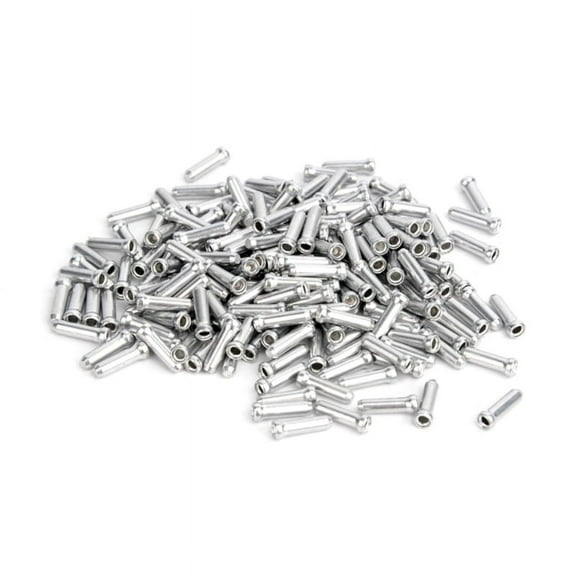 100 Pcs Bike Cable End Caps Aluminum Alloy Brake End Cover Brake Cable End Tips for Road Mountain Bicycles Durable