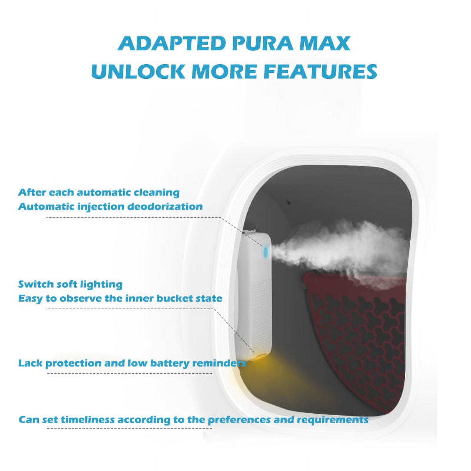 PETKIT Pet Odor Remover for Cat Litter Box, Automatic Cat Dog Odor Remover for Dog Toilet with Natural Plant Filter & Smart Infrared Sensor,App Control