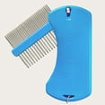 thumbnail image 2 of Gou Gou Pets Foldable Grooming Comb for Dogs, Cats, and Horses: Demat and Detangle Comb, Remove Loose Fur or Loose Hair, Smooths Mats and Tangles, Great for on-the-go Travel, 2 of 9