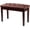 Brown, variant on Yunken Duet Piano Bench with Storage Compartment and Thick Cushion Hinged top Artist Duet Seat