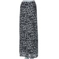 thumbnail image 3 of Women’s Leopard Print High Waist Maxi Skirt, Casual Long Straight Skirt, 3 of 6