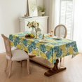 thumbnail image 7 of Hawaiian Luau Tablecloths, Heat-Resistant Dining Table Cover, Anti-Slip Party Table Cloth,Kitchen Decor,60x84 Inch，Monstera Deliciosa, 7 of 7