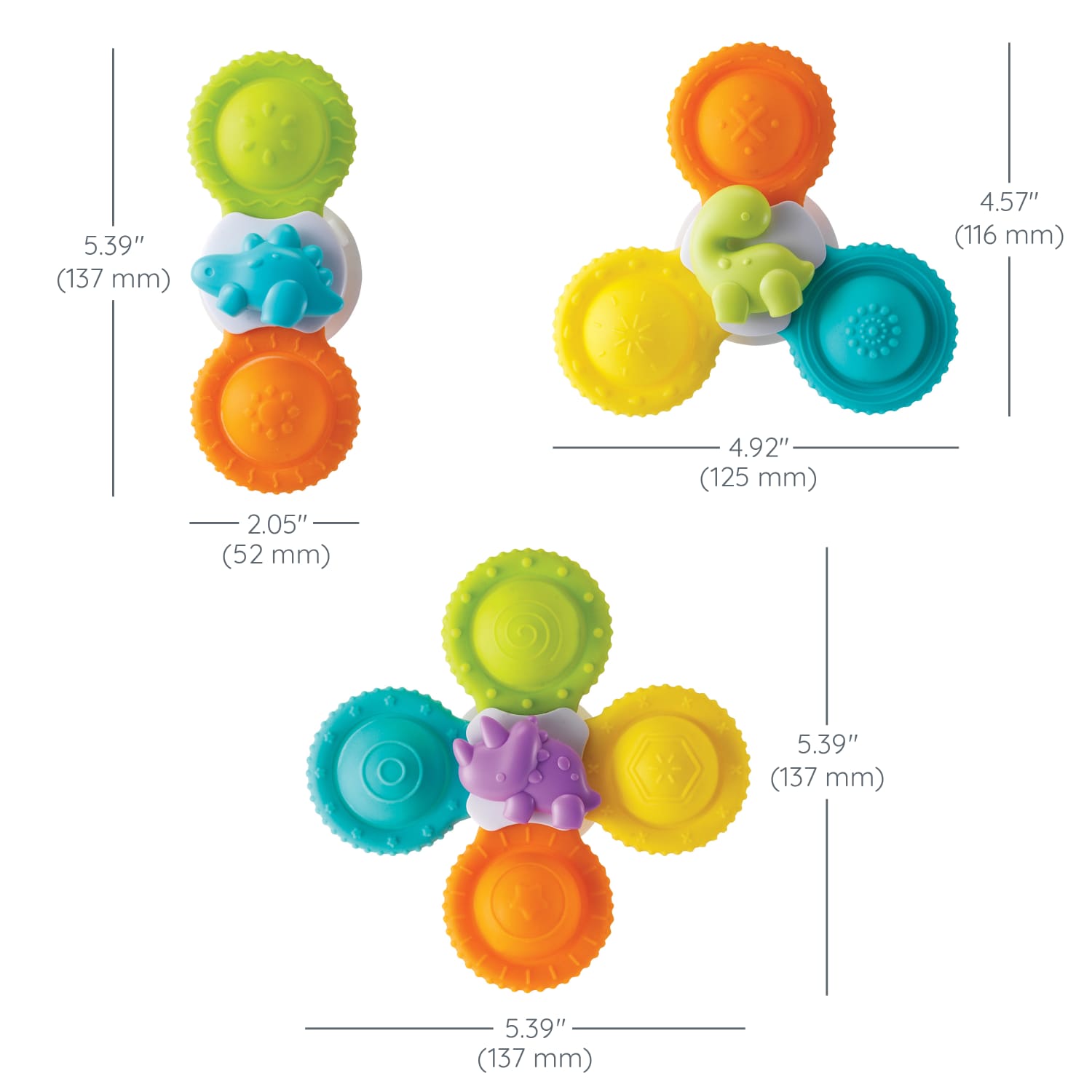 Infantino Silicone Bath Pop Spinners 3-Pack photo 6