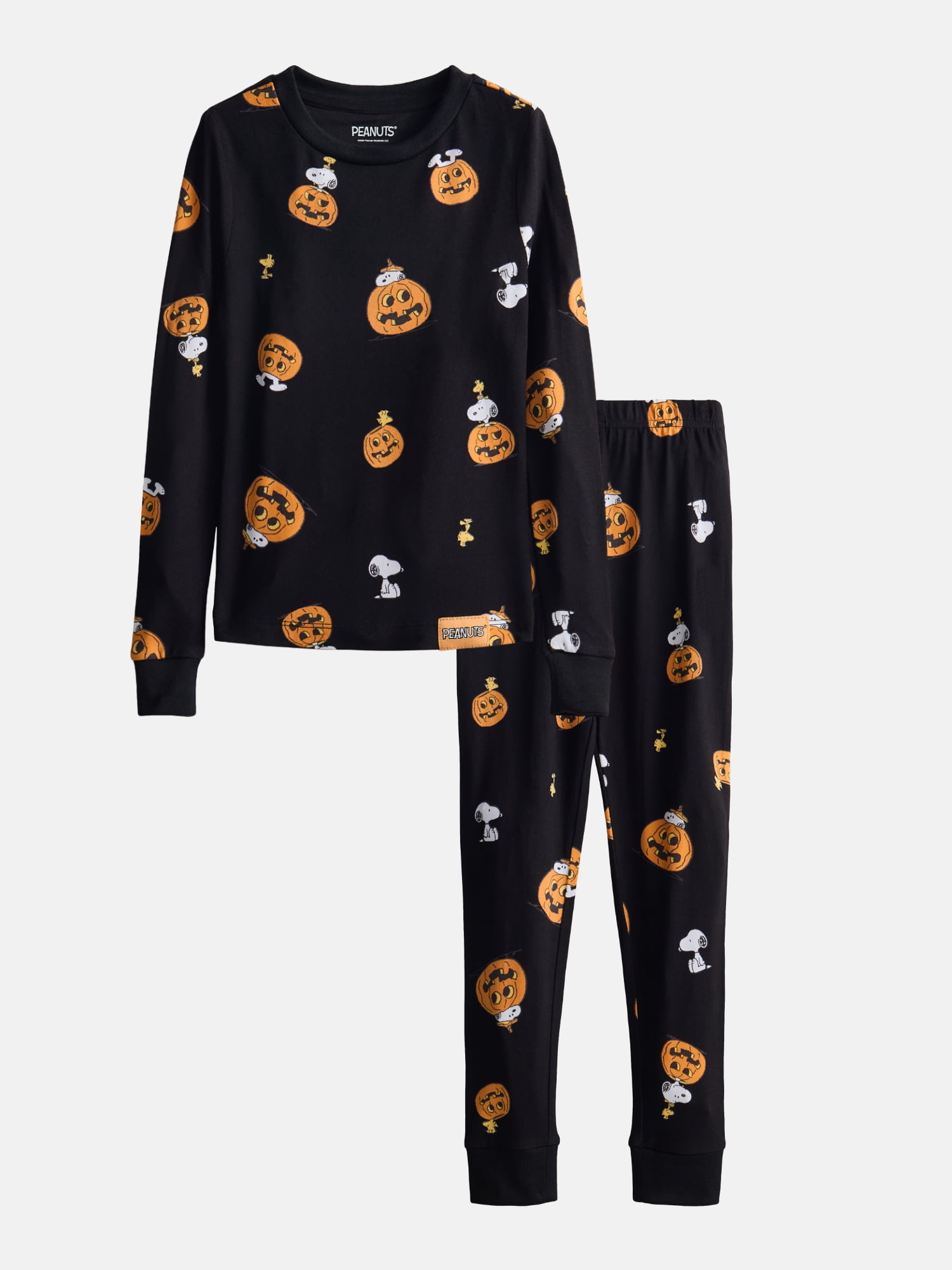 Peanuts Halloween Unisex Infant Snoopy Matching Family One-Piece Pajama Set, Sizes 6M to 18M