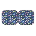 thumbnail image 7 of Fotbe Party Shark Cute 2-Piece Car Windshield Sun Shade | Sun Blocker for Car Windshield | Foldable Automotive Interior Accessories for Sun Protection-Medium, 7 of 7