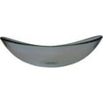 thumbnail image 1 of Novatto TIS-324CCH Chiaro Glass Vessel Bathroom Sink Set, Chrome, 1 of 1