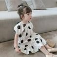thumbnail image 3 of Xinhuaya Girls Summer Sleeveless Polka-Dot Dress Kids Baby Princess Dresses Children Puff sleeve Clothes, 3 of 7