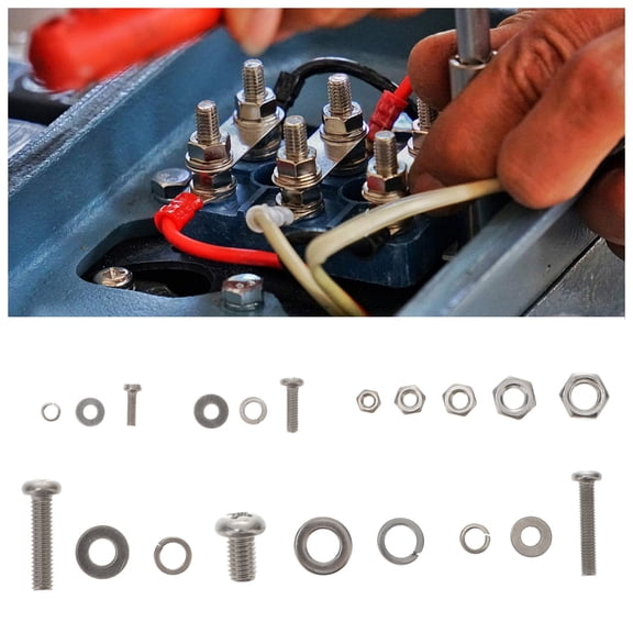 Washers Bolts Stainless Steel Furniture Nut and Assortment Nuts Screw Combination Pp