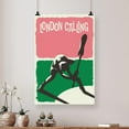 thumbnail image 4 of Music Poster - The Clash London Calling Poster - Vintage Style - Size 24x36 - Postora, 4 of 5