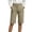 Khaki #32, variant on Dresfit Bermuda Shorts Women Baggy Knee Length Cargo Shorts 2026 Summer Plus Size Stretch Hiking Short Pants Lightweight Multi Pocket Carpenter Shorts 2XL
