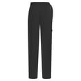 thumbnail image 4 of SiiRoh Men's Samba Salsa Ballroom Dance Pants Solid Color Adjustable Buckle Belted Trousers Black XL, 4 of 6