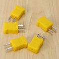 thumbnail image 2 of 10 Pcs Yellow Plastic Case Flat Male 2-Pin K Type Thermocouple Wire Connector, 2 of 8