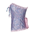 thumbnail image 3 of Fajas Para Mujer, Entrenador de Cintura Con Control de Barriga, Mono Erógeno Vintage Gótico Para Fiesta, Corsé Ajustado Con Cordones Florales, Top de Tubo Tipo Corpiño Odeerbi ODB142954, 3 of 5