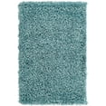 thumbnail image 7 of Unique Loom Davos Shag Collection Area Rug - Solid (2' x 3' 1" Rectangle Aqua), 7 of 7
