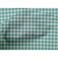 thumbnail image 4 of oneOone Cotton Cambric Turquoise Blue Fabric Check Check Dress Material Fabric Print Fabric By The yard 56 Inch Wide, 4 of 4