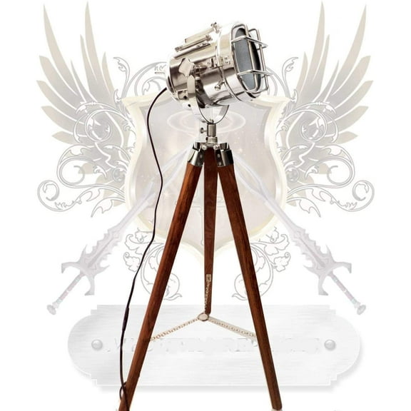Beautiful Nautical Floor lamp Vintage Model Theme Spotlight with Tripod Home & Office Decor