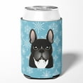 thumbnail image 2 of Caroline's Treasures BB1661CC Snowflake French Bulldog Can or Bottle Hugger, Can Hugger, multicolor, 2 of 5