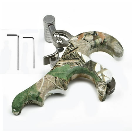 chengsi 4 Finger Caliper Release Aids For Compound Bow Release Aids 10.5*6*3.5cm