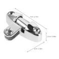 thumbnail image 2 of HOMEMAXS  Deck Swing Hinge Decor Support Bracket Rod Banner Kit Wall Panel Doorbell Silver, 2 of 8