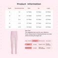 thumbnail image 7 of Haitryli Shiny Ballet Dance Tights for Girls Glittery Rhinestone Leggings Stretchy Footed Leggings for Kids Pink 11-12, 7 of 7
