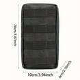 thumbnail image 3 of 4-Pack Tactical Waist Packs for Hiking Outdoor Sports - Durable Nylon EDC Pouches, 3 of 6