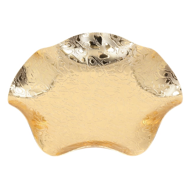 Frutero de oro proceso de galvanoplastia manual Hermoso patrón Frutero de acero inoxidable Superficies más suaves Fácil de limpiar para fiestas ANGGREK Otros