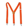 thumbnail image 4 of INSPIRE CHIC Unisex Elastic Band Y Back Metal Clamp Adjustable Suspender For Costume One Size(1 Pcs) Orange, 4 of 4