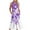 Purple, variant on Generic Women Summer Dresses Trendy Floral Print Sleeveless Maxi Dress Casual Crew Neck Beach Vacation Sundress