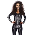 thumbnail image 2 of Leg Avenue Adult X-Ray Skeleton Catsuit Costume, 2 of 9