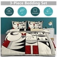 thumbnail image 5 of 3 Pcs Soft Bedding Set, Includes 1 Duvet Cover with Zipper And 2 Pillow Shams,Hopi Pottery Queen(90"×90"), 5 of 8