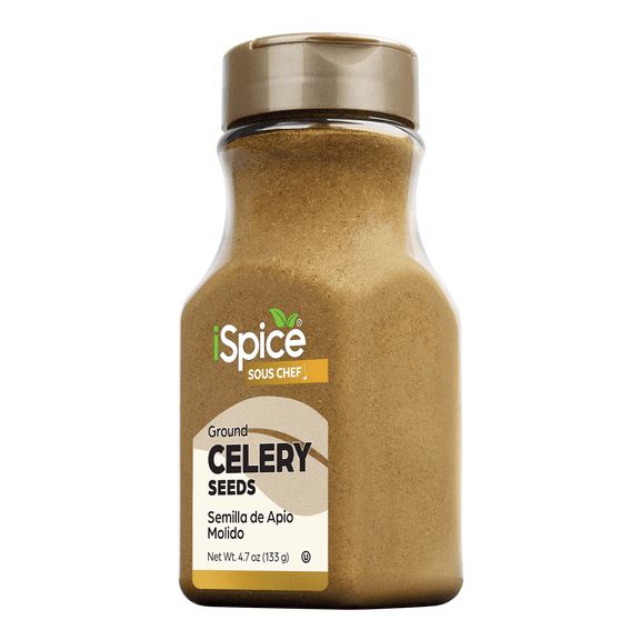 iSpice | Celery Seed Ground | 4.7 oz | Gourmet Spice | Kosher | Culinary Delight