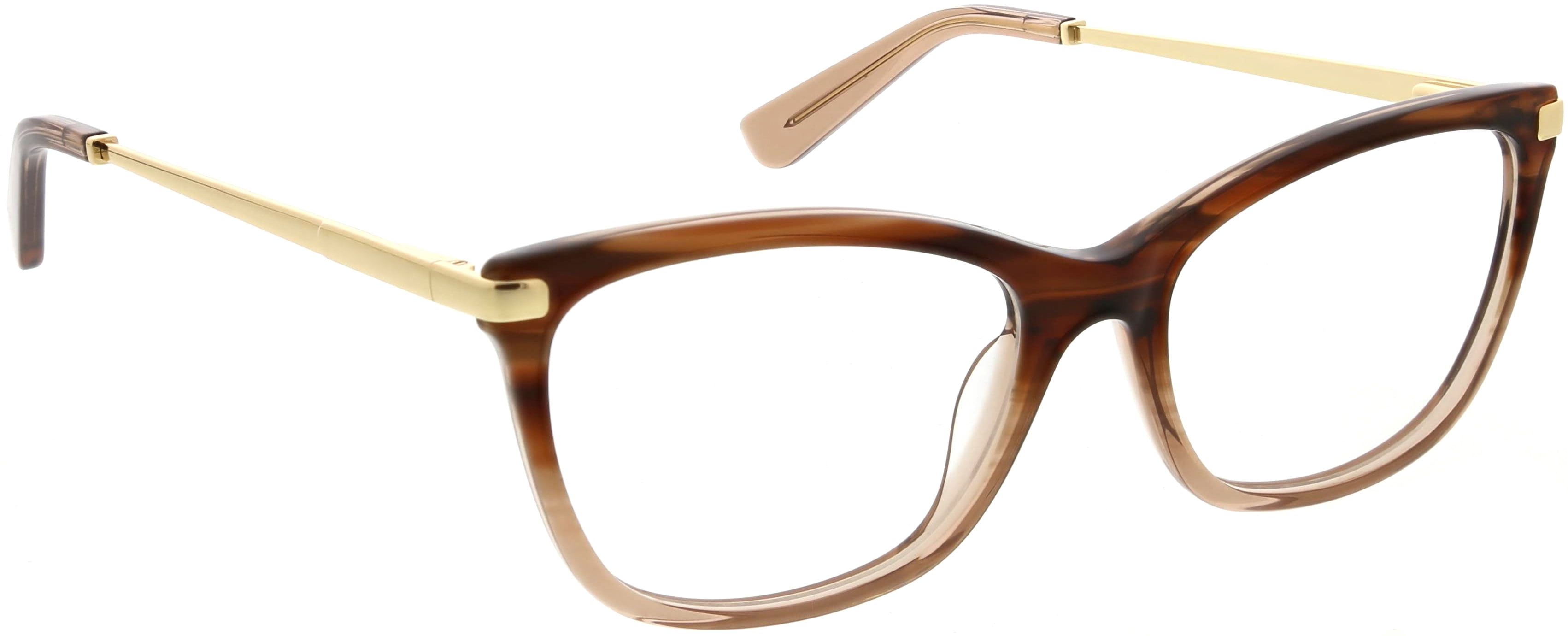 Nautica Women's NLO5022 Tan Acetate Cateye Rx'able Eyeglasses